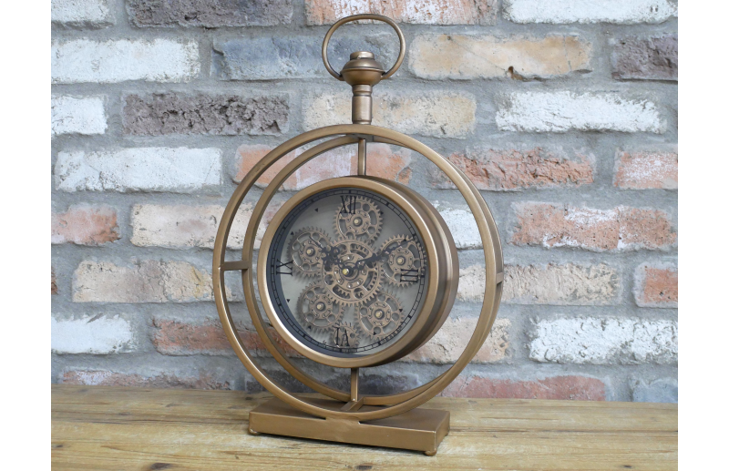 moving cogs mantel clock £49.99