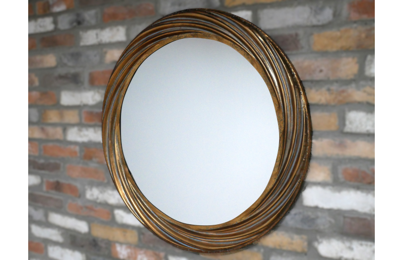 gold swirl mirror £69