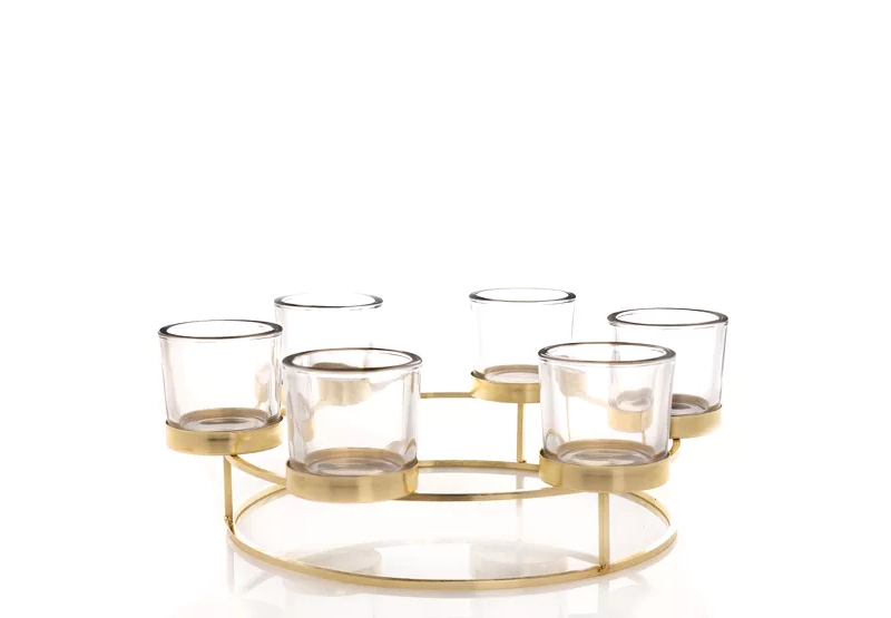 gold 6 tea light holder £19.99