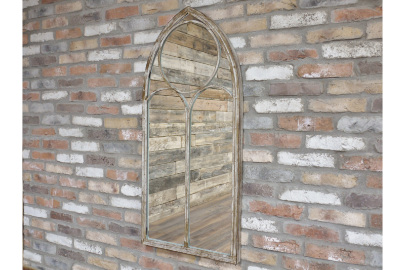 distressed arch mirror £79