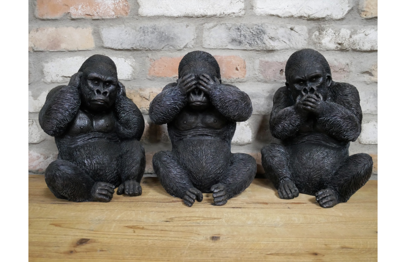 set of three gorillas £69