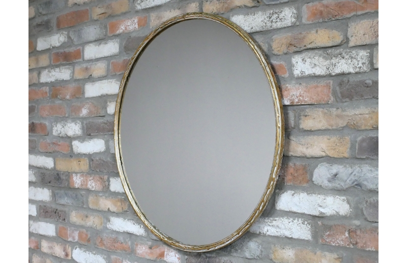 gold round mirror £49.99