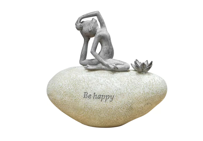 be happy frog on stone £7.99