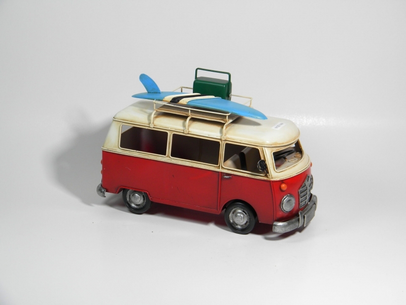 red camper van