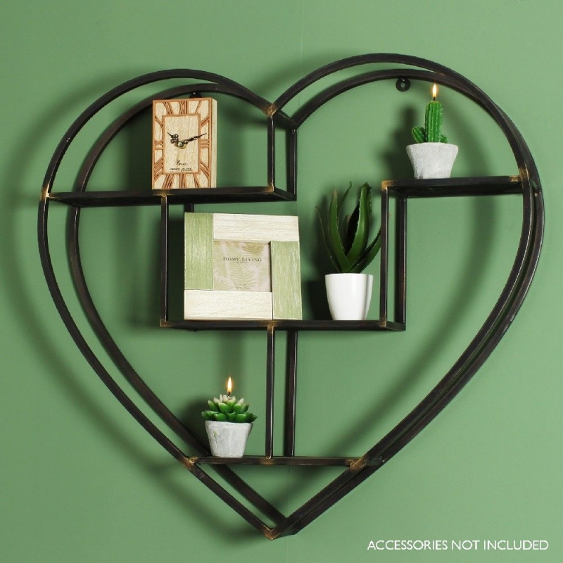 metal wall heart shelf was £139 now £79