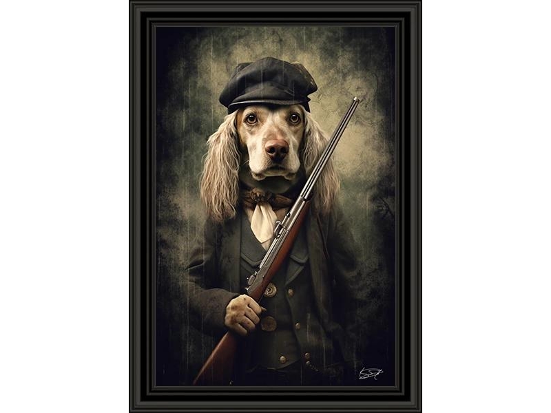 dog framed wall art