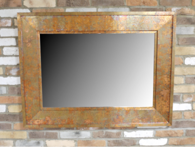 large copper mirror £169