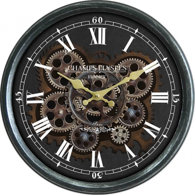 moving cogs wall clock £69