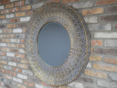 bronze moroccan style mirror £139