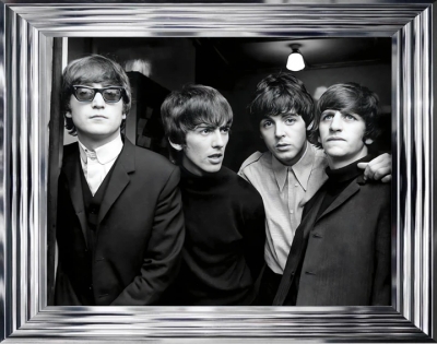 beatles framed wall art