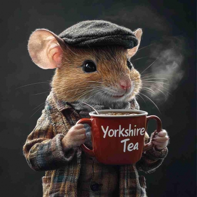 mouse yorkshire tea framed wall art