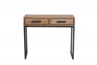 industrial mango console table 