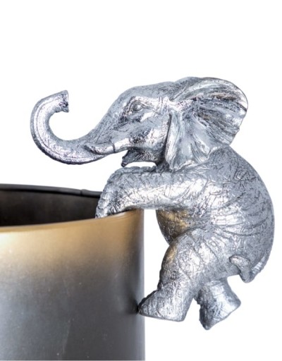 silver hanging elephant £16.99