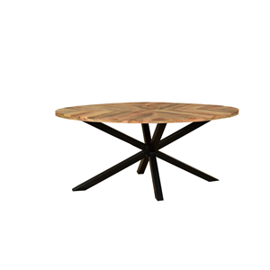 Oval Starburst Mango Table £629